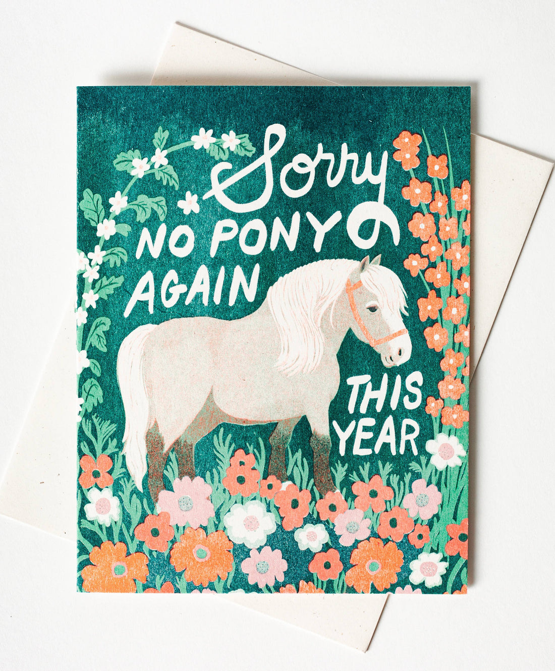 No Pony Birthday Card