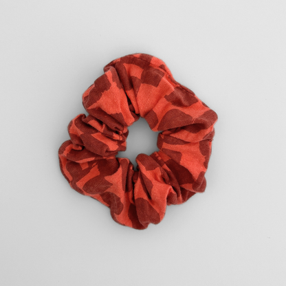 Zero Waste Scrunchie - Hot Coral