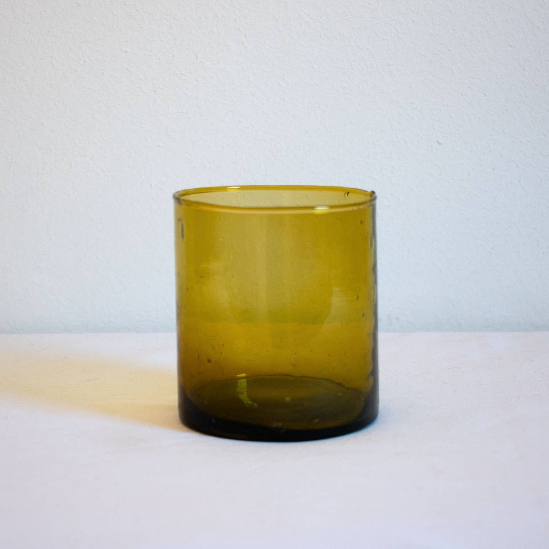 Handblown Short Glass - Bronze