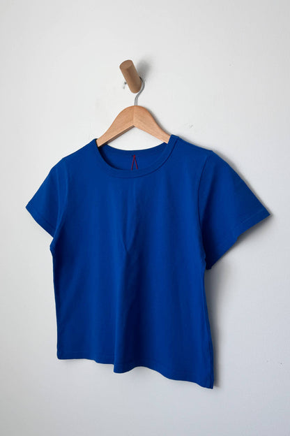The Little Boy Tee: Cobalt