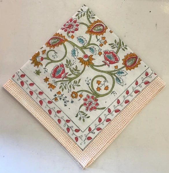 Cotton Block Printed Napkins