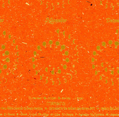 2026 Moon Calendar Apricot - Small