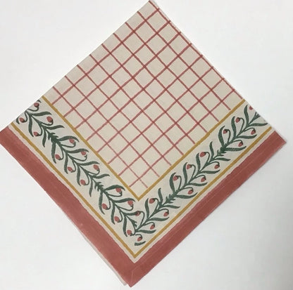 Cotton Block Printed Napkins