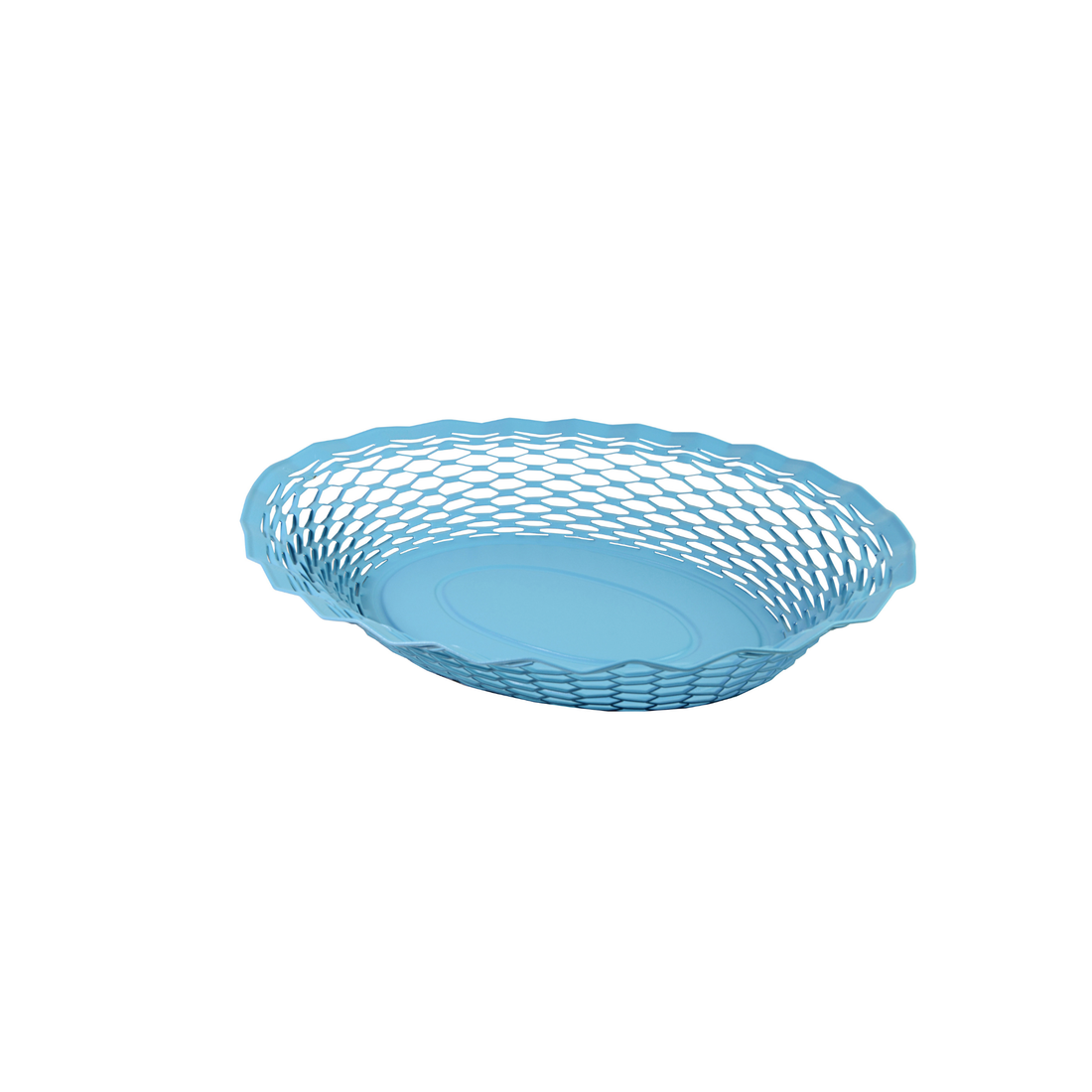Metal Food Basket: Matte Blue