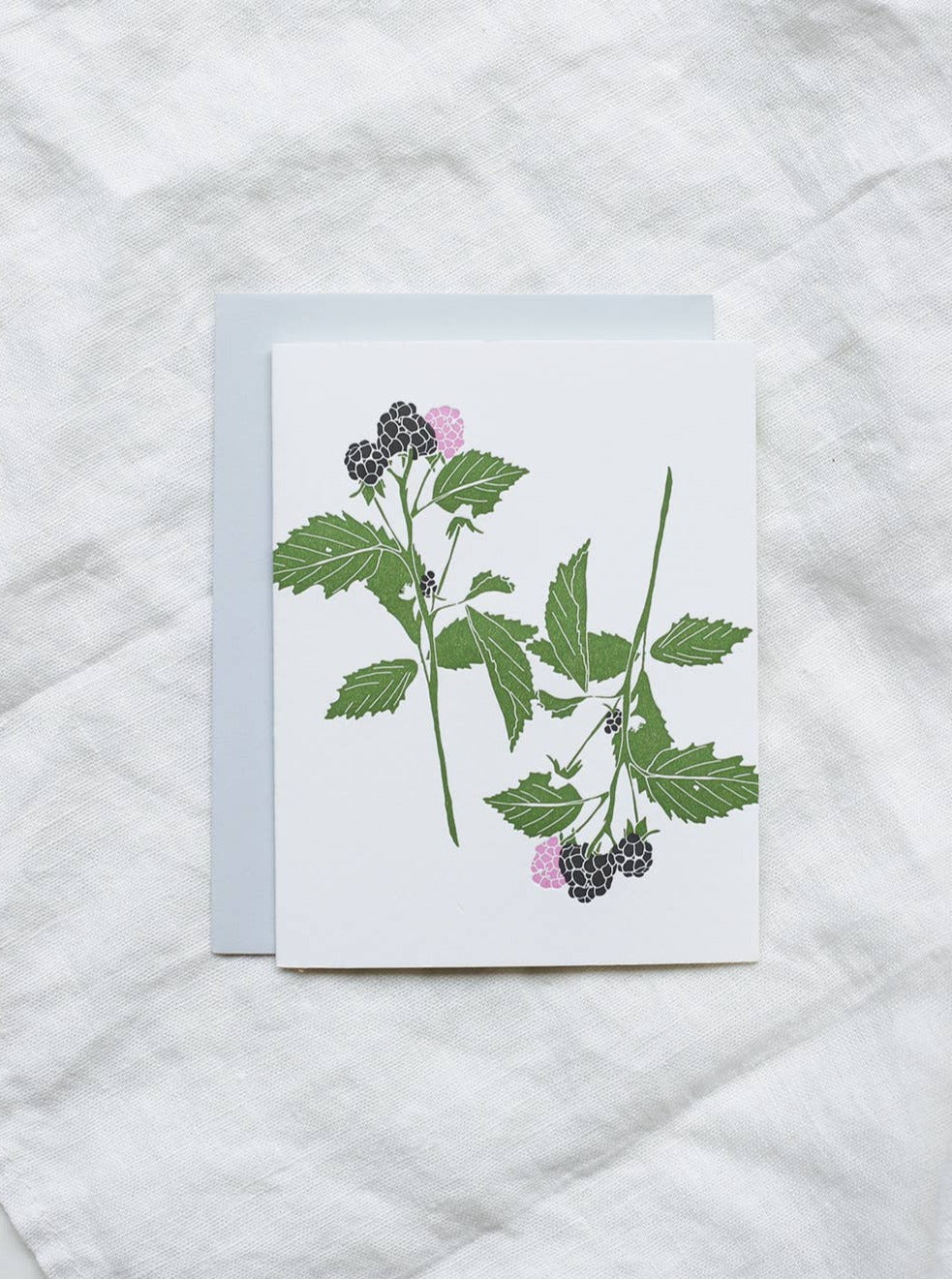 Roadside Blackberries Card