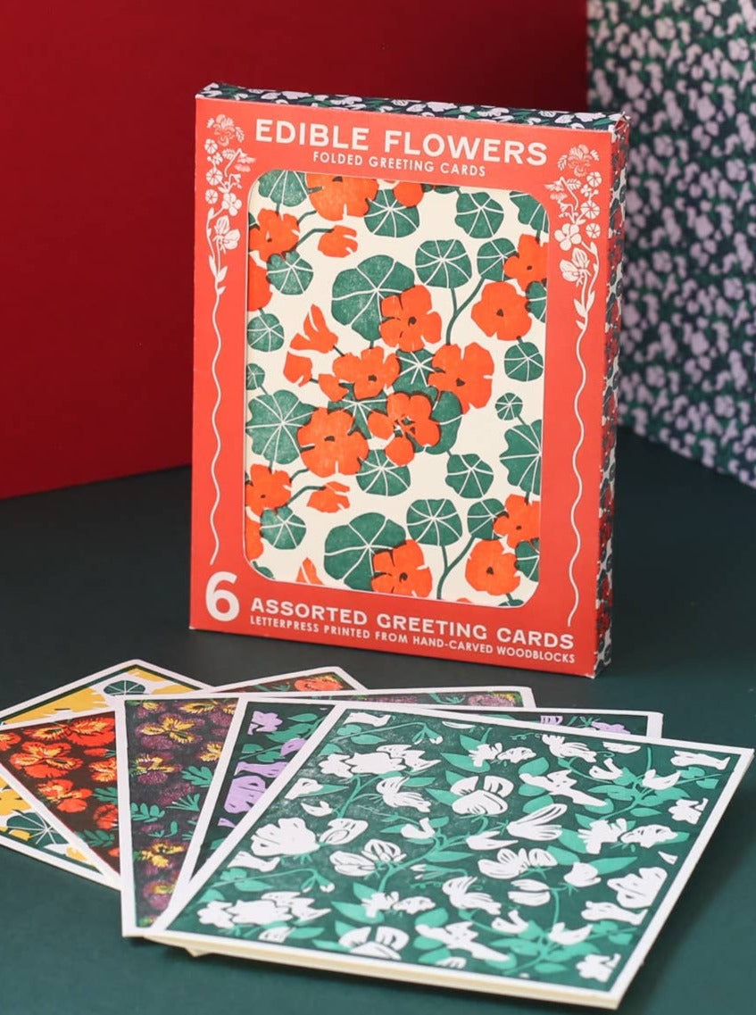 Edible Flowers Card Set