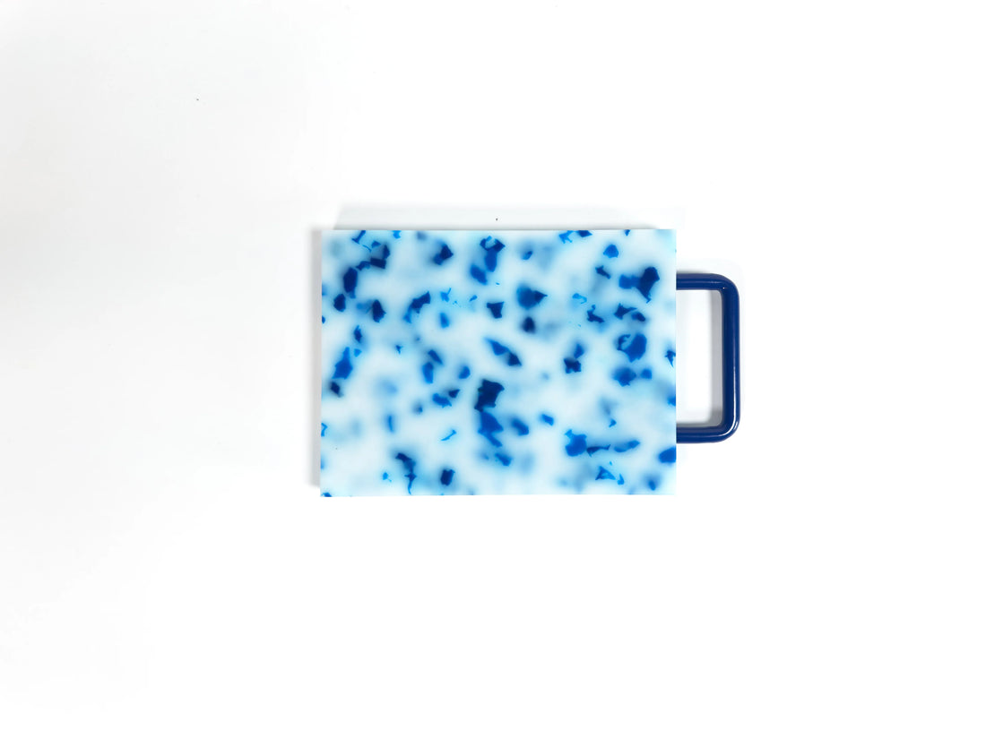 Small Cutting Board - Blue &amp; White