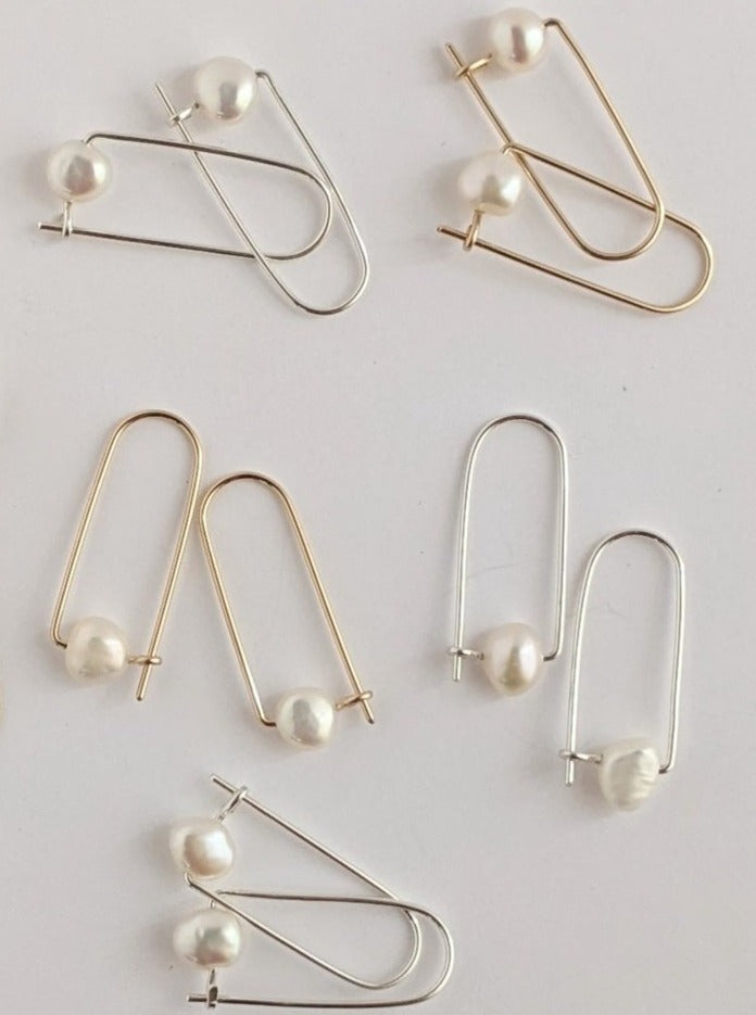 Pearl Hook Earrings