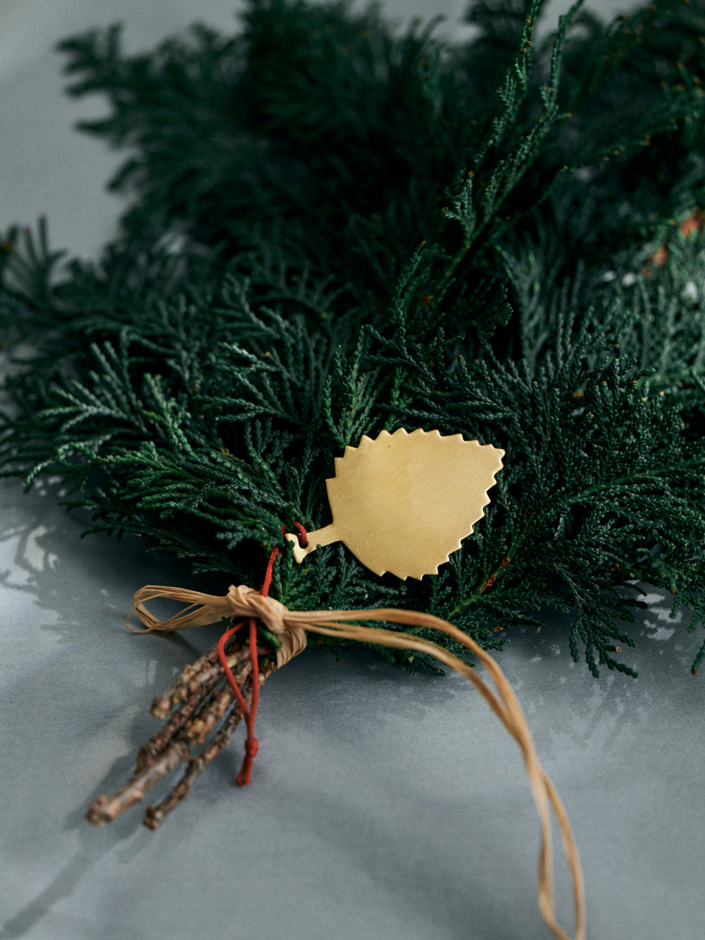 Brass Leaf Ornament