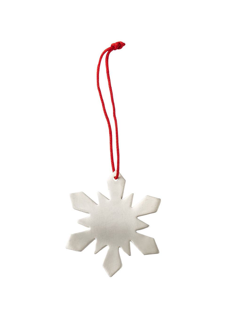 Silver Plated Snowflake Ornament