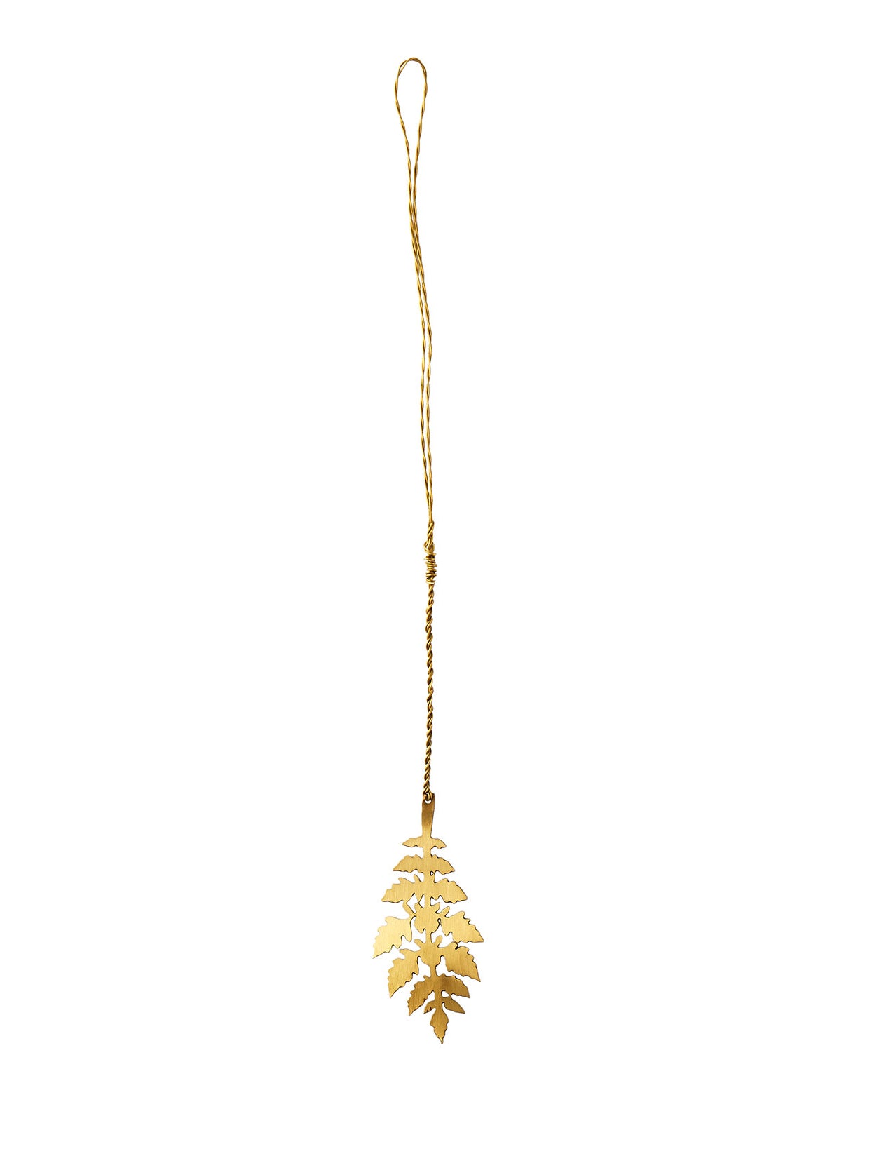 Brass Fern Ornament