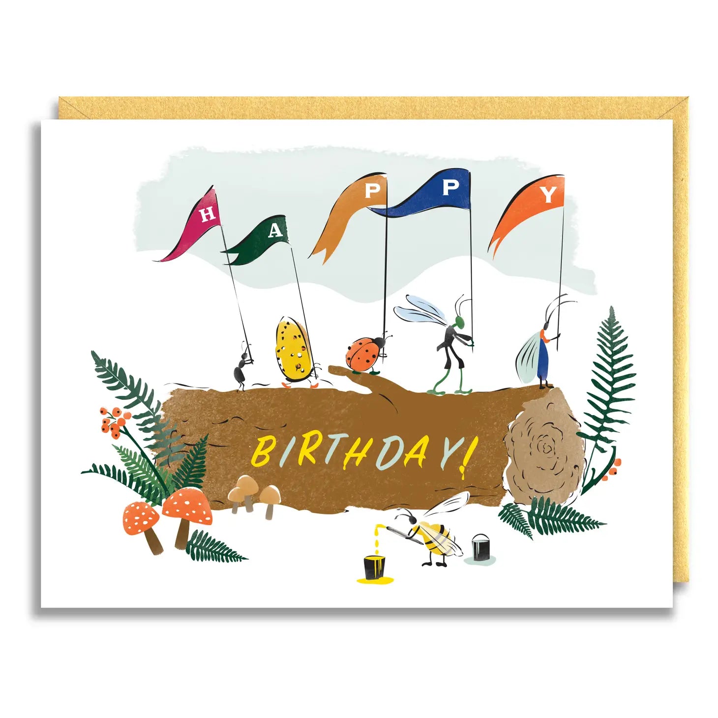 Bug Parade Birthday Card