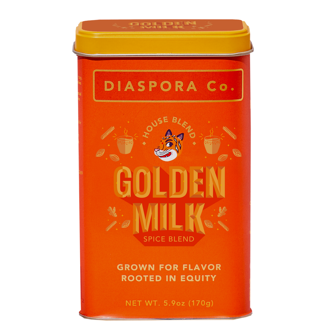 Golden Milk Blend - For Turmeric Lattes &amp; Baking: Large Chef Tin