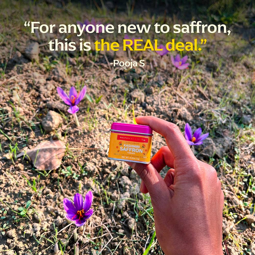 Kashmiri Saffron (Grade A Threads) - Single-Origin Spice