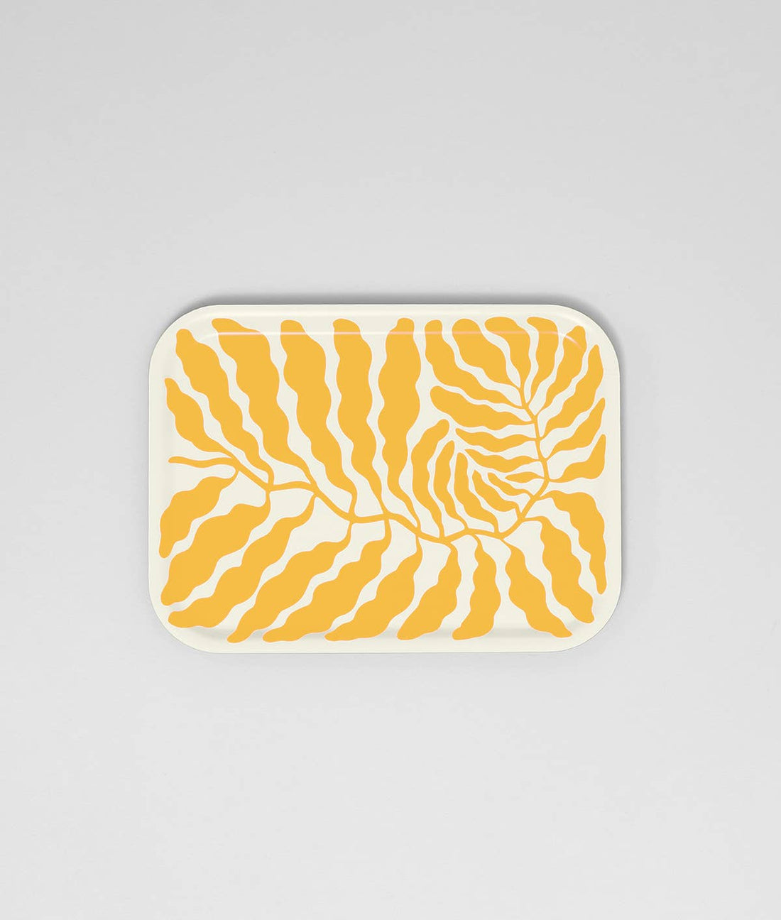 Yellow Leaves Serving Tray