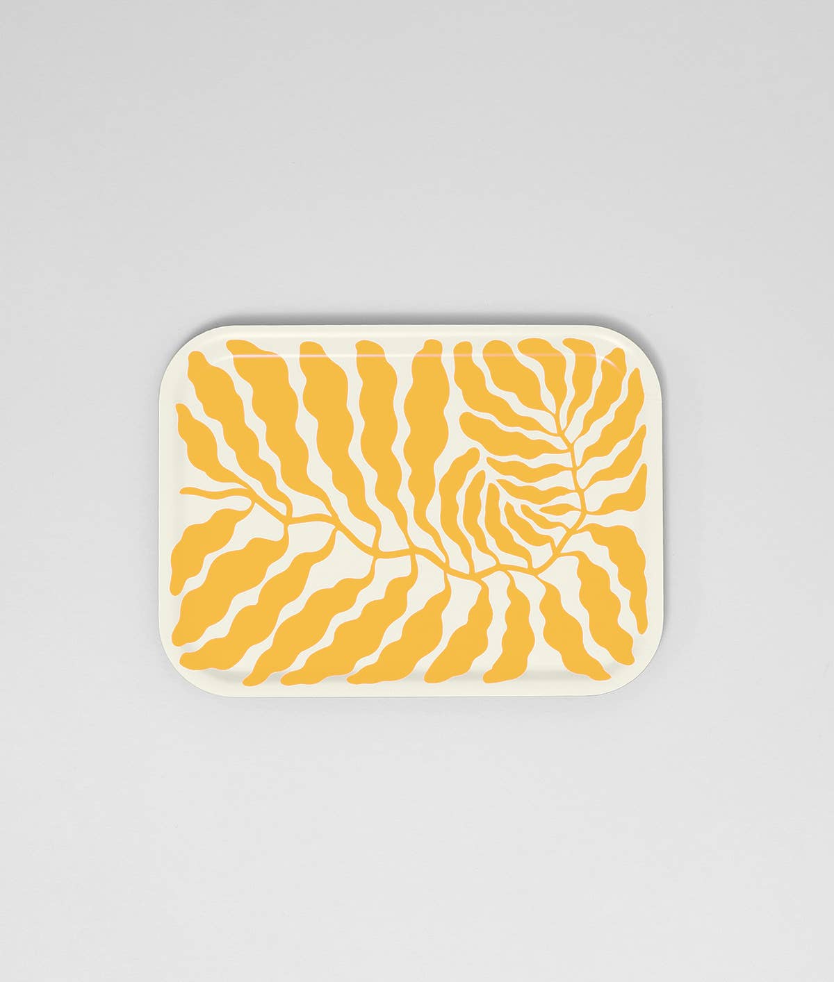 Yellow Leaves Serving Tray