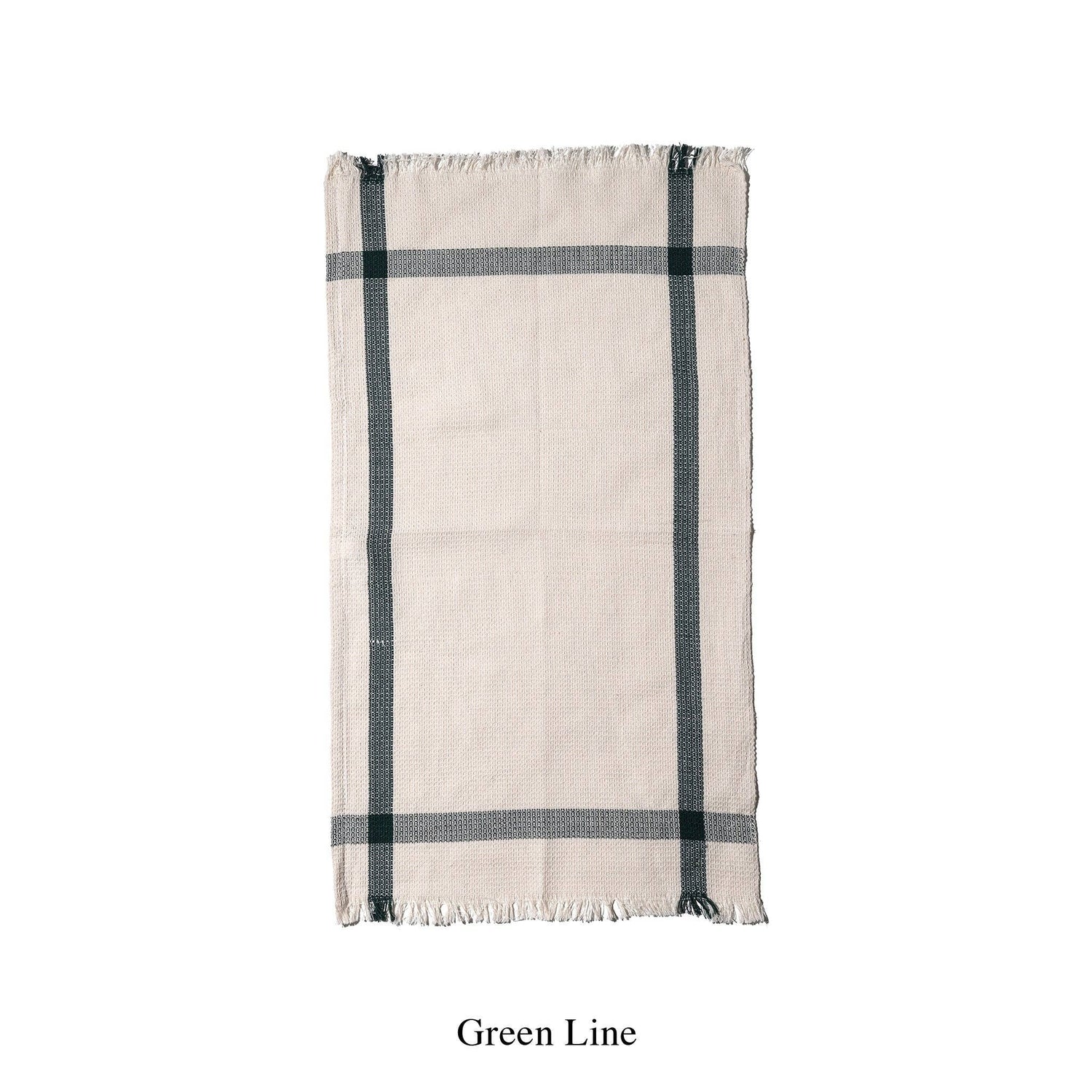 India Cloth Green Line