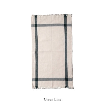 India Cloth Green Line