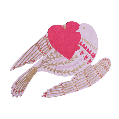 Heart Bird Card