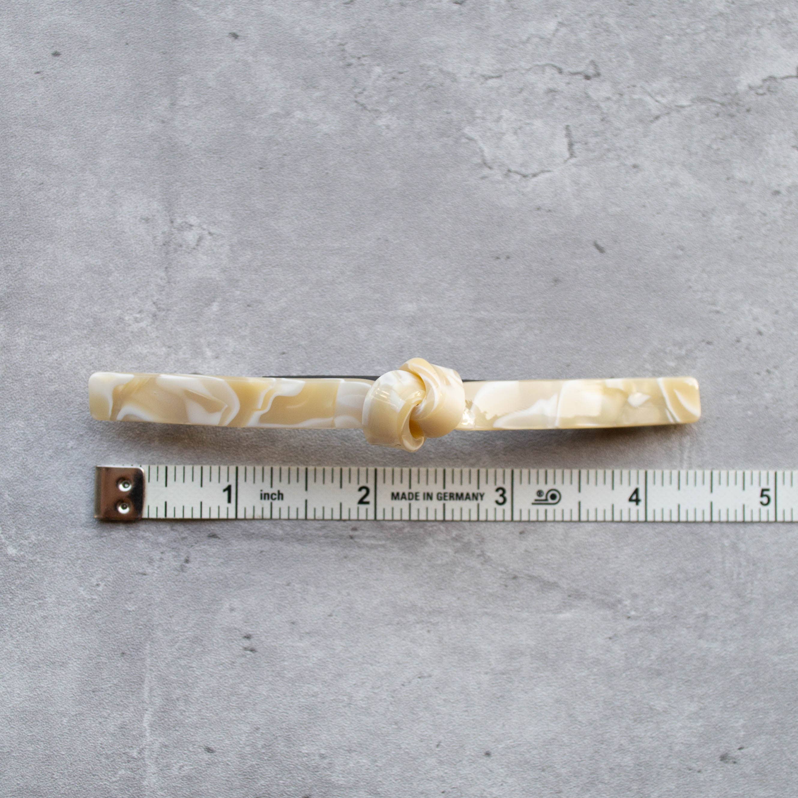 French Twist Hair Barrette: Taupe Mix