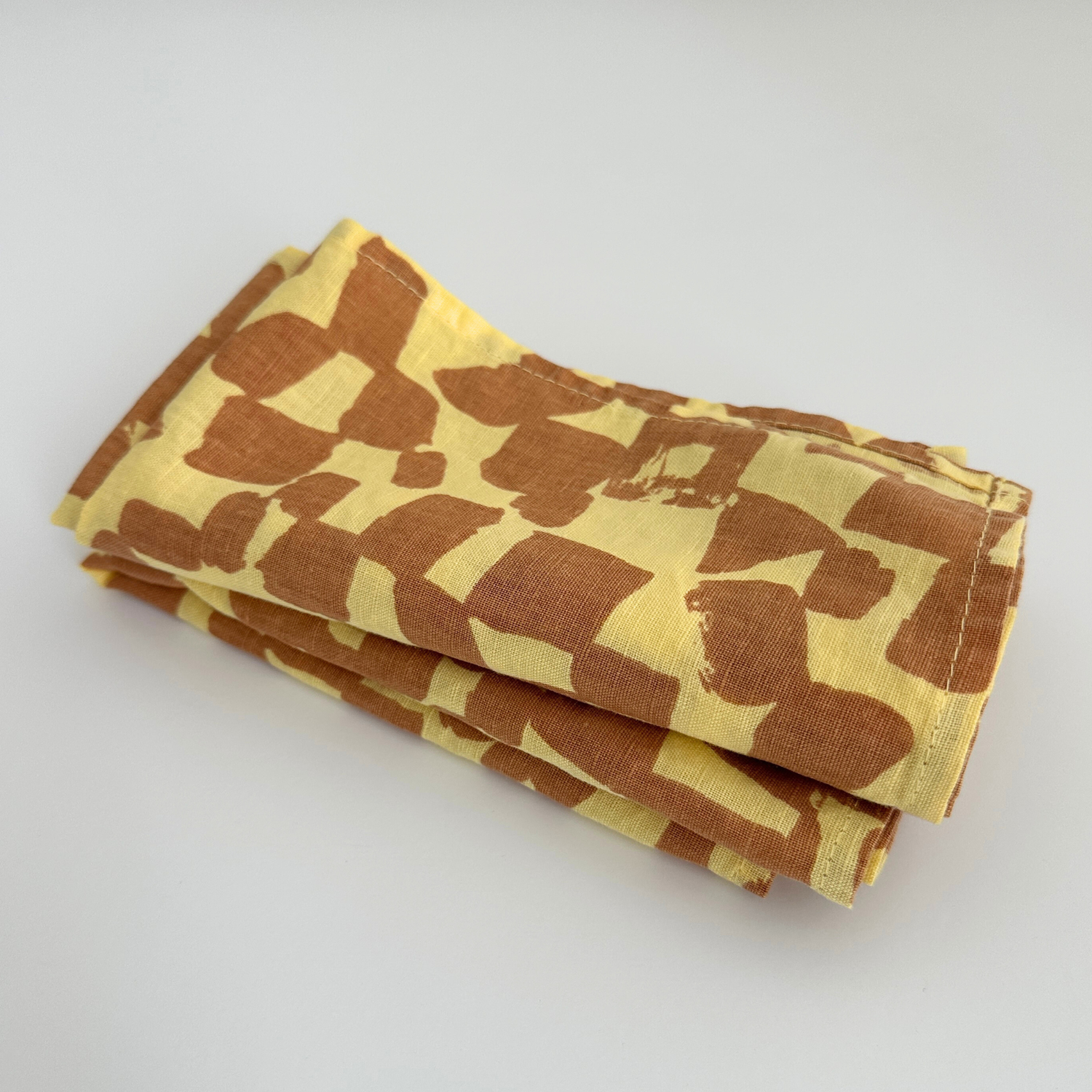 Jenny Pennywood Amber Check Napkins