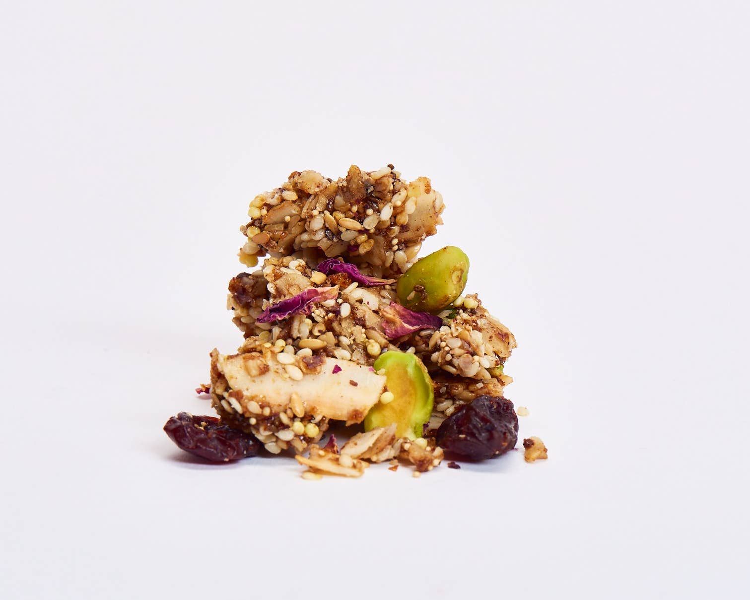 Sour Cherry &amp; Pistachio Rose Granola 2oz Bag