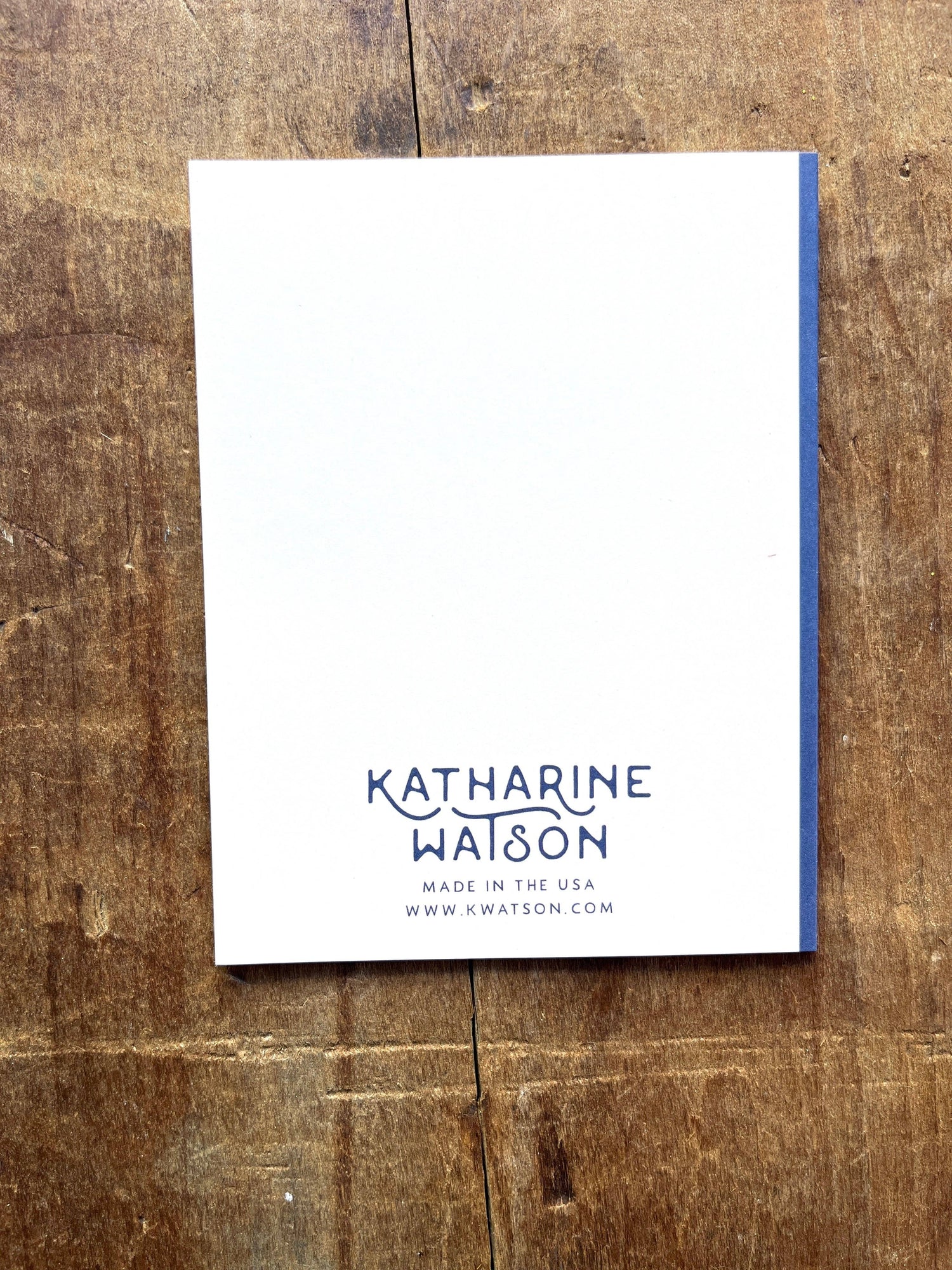 Blue Floral Birthday Card