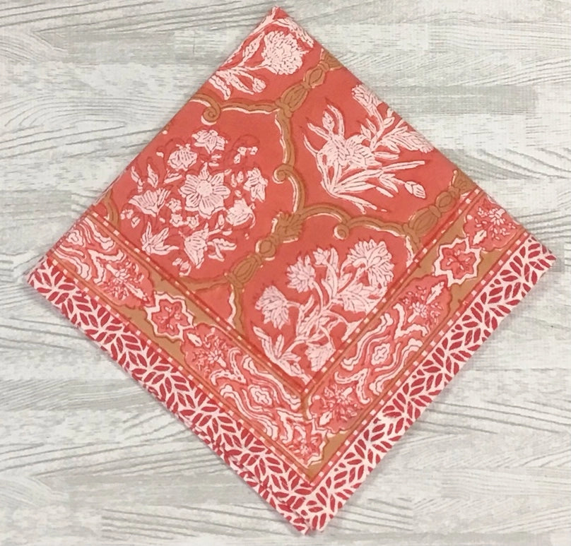 Cotton Block Printed Napkins