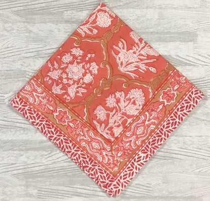 Cotton Block Printed Napkins