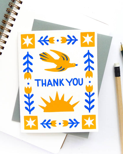 Greeting card with &