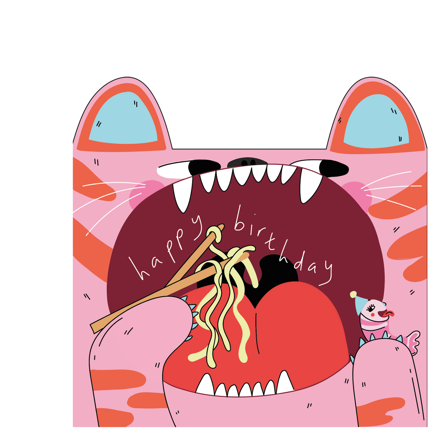 Tiger Noodles Card