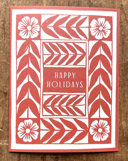 Happy Holidays Quilt Card
