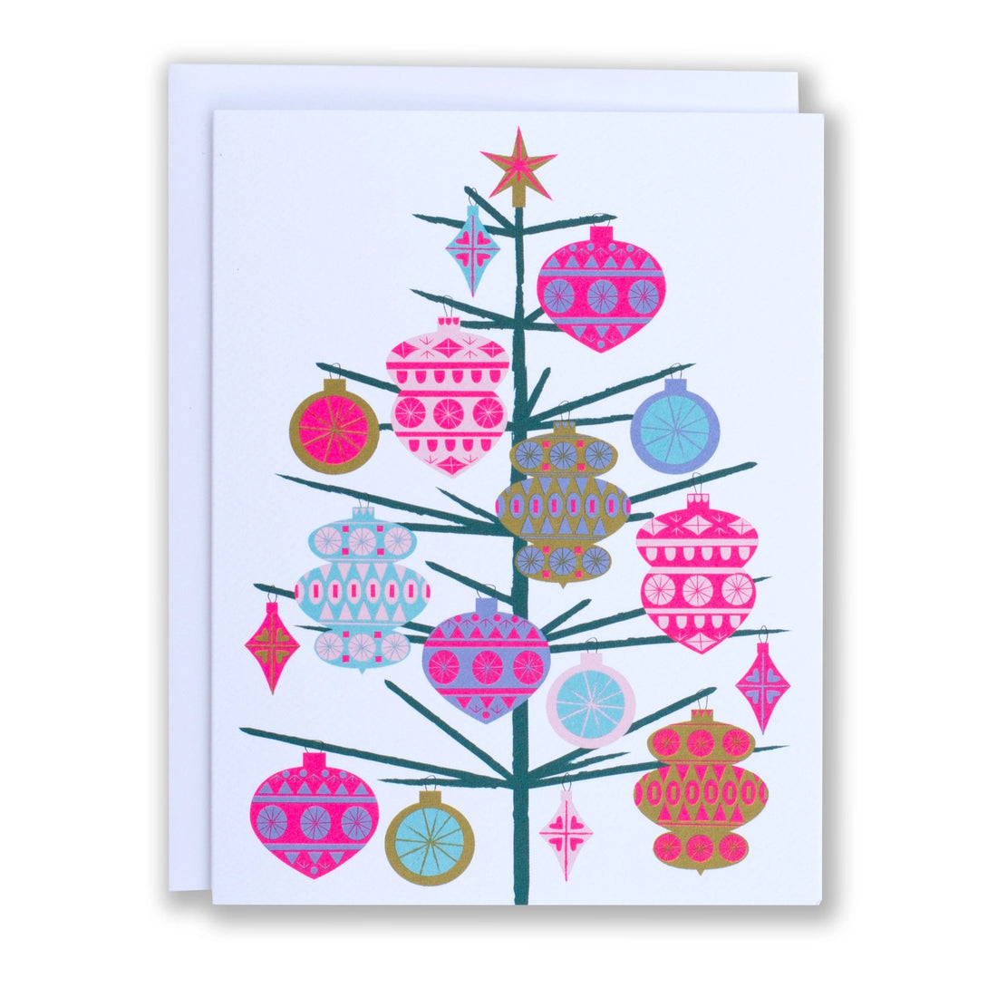 Ornament Tree Christmas Card