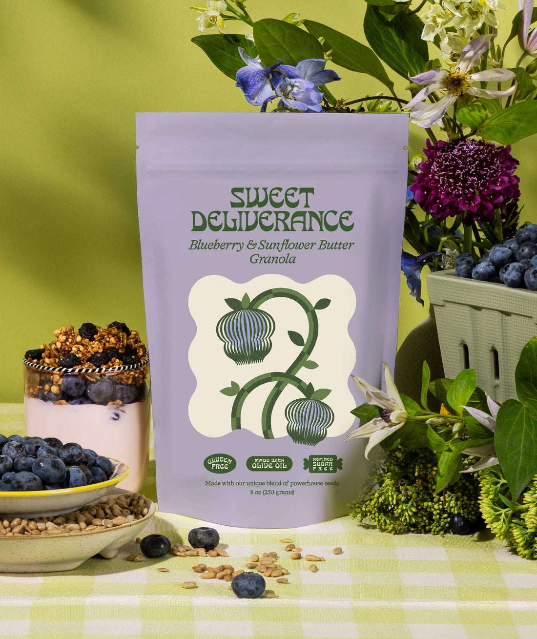 Blueberry &amp; Sunflower Butter Granola