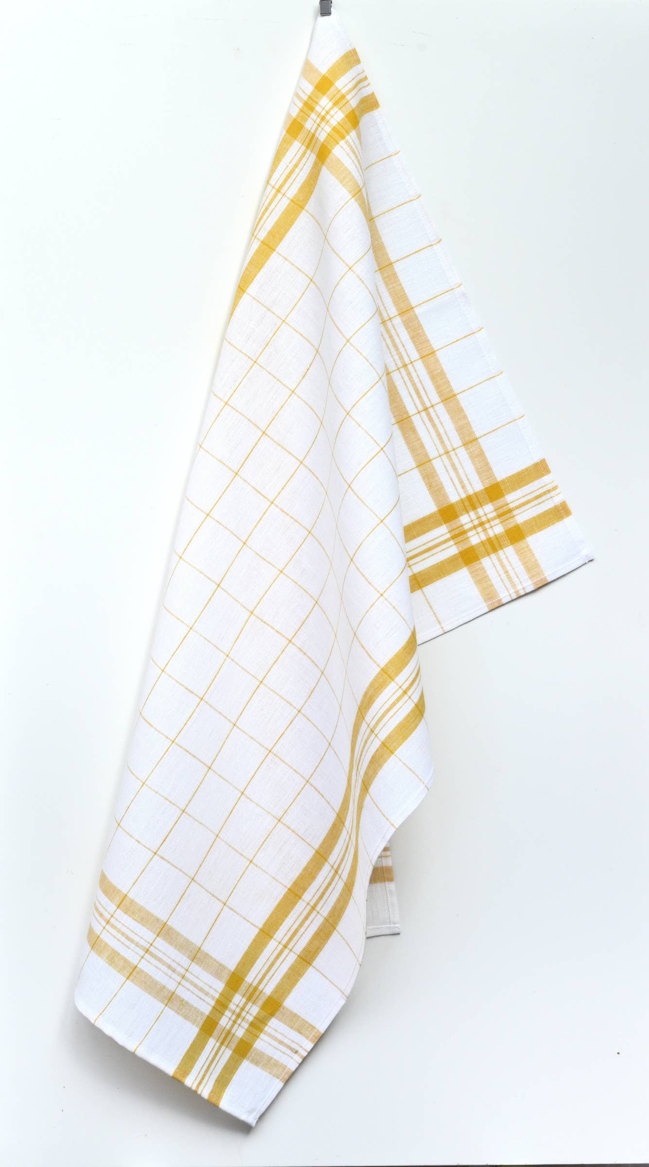Linen Glass Towel: Yellow