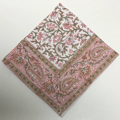 Cotton Block Printed Napkins