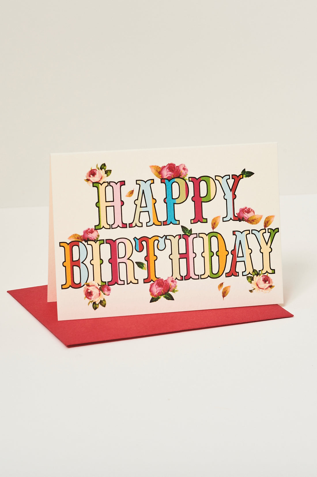 Happy Birthday Roses Enclosure Card