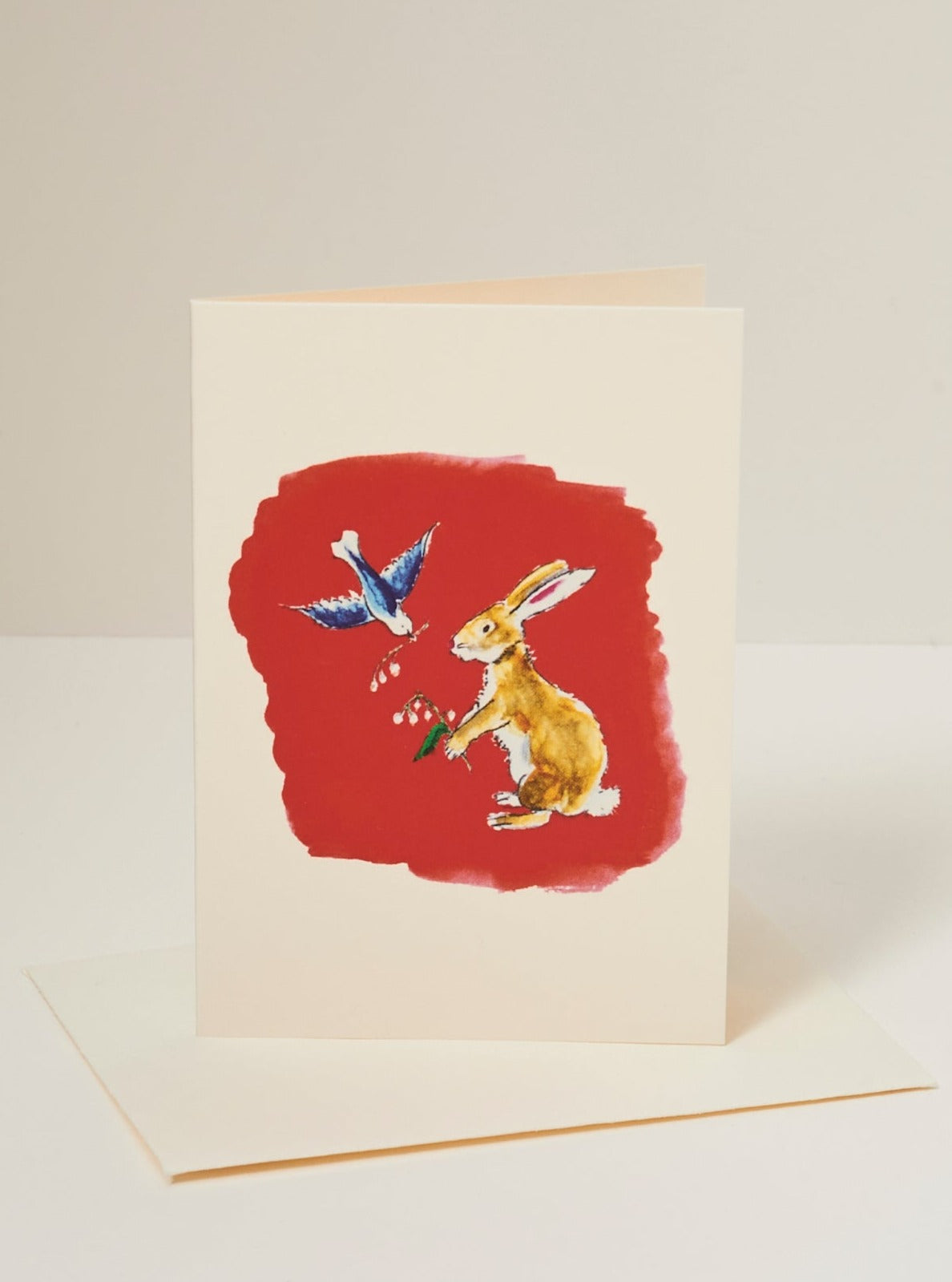 Bluebird and Hare Enclosure Card