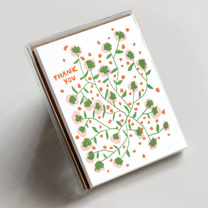 Floral Cluster Thank You Set