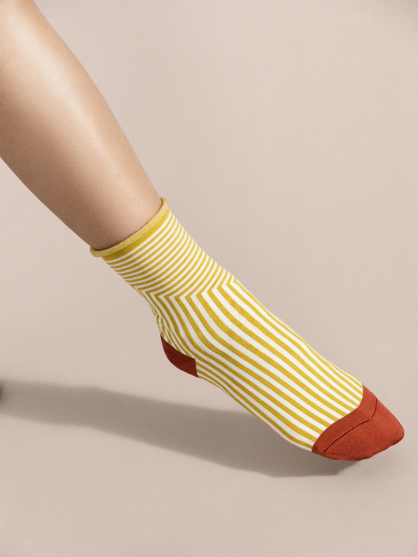 Corbusier Crew Sock - Citron