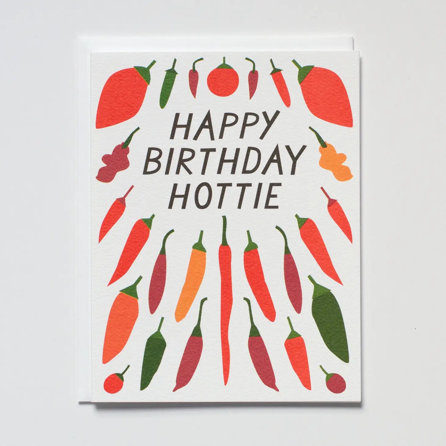 Happy Birthday Hottie - Chili Pepper- Birthday Card