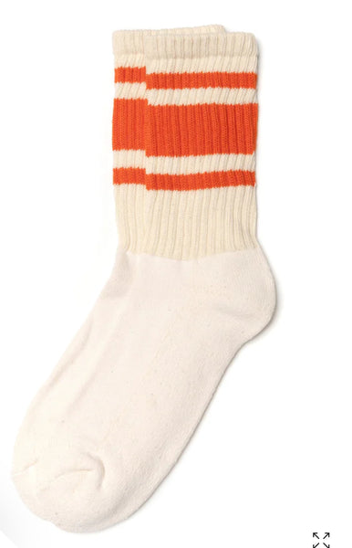 Retro Stripe Cotton Socks