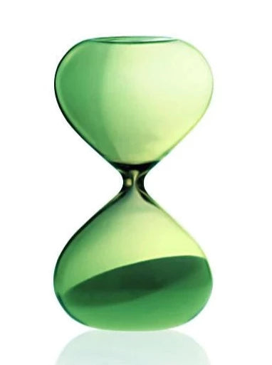 Colored Glass Hourglass - 15 Minute