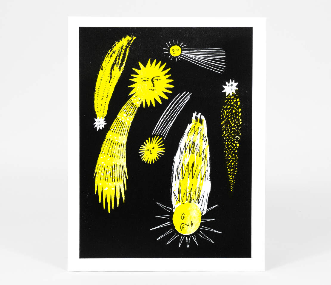 Comets Print