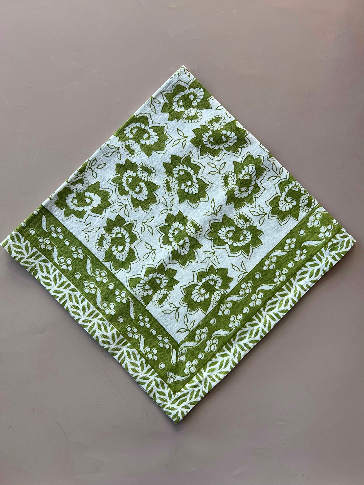 Cotton Block Printed Napkins