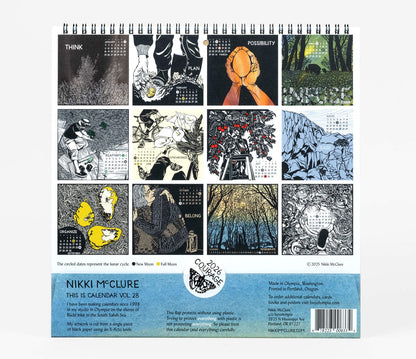 Nikki McClure 2026 Calendar : Courage