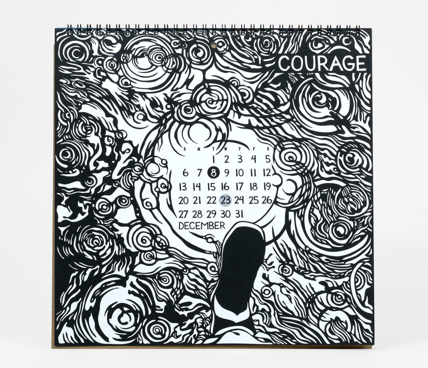 Nikki McClure 2026 Calendar : Courage
