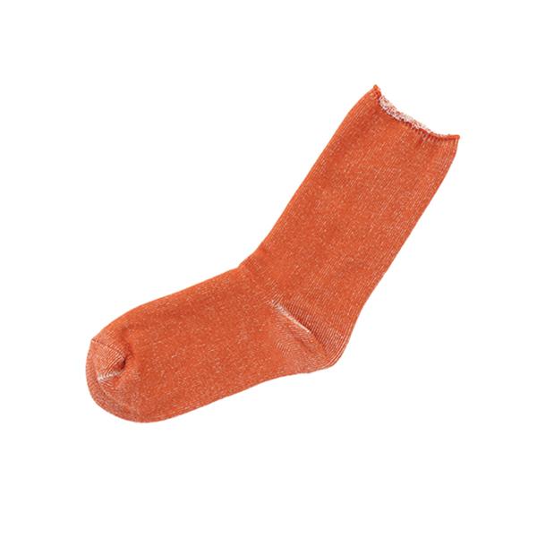 Silk Cotton Lounge Sock - Beer Amber
