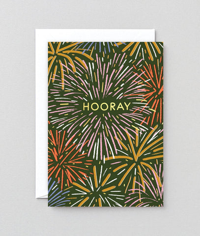 Fireworks Hooray Card
