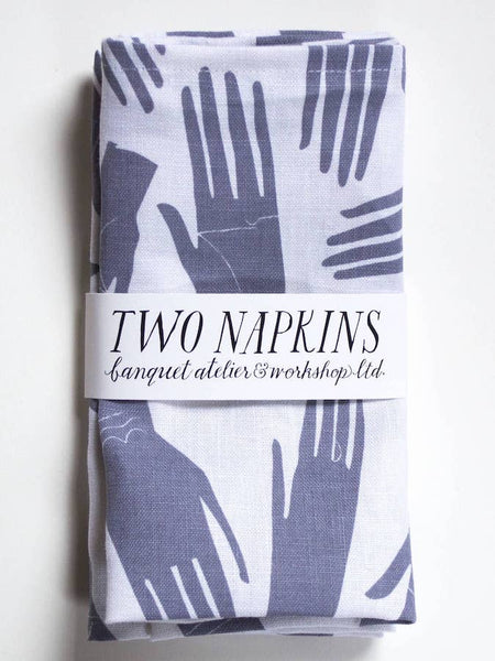 Banquet Napkin Set - Palmistry Hands